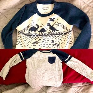 JUMPING BEANS - 4T - l/s shirt Bundle - good cond